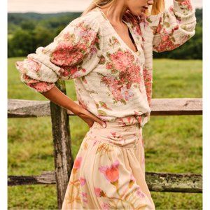 FREE PEOPLE Bed of Roses Sweater / Candy Combo